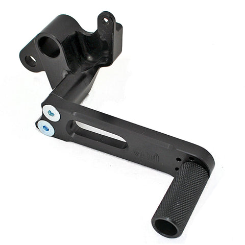 09-0403 Brake Pedal Assembly, Adjustable Toepeg, Yamaha R3 2015-20, MT03 2018-20 - Woodcraft Technologies