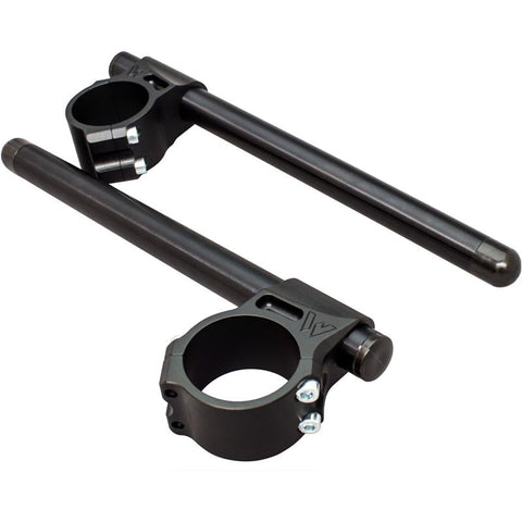 Suzuki GSXR600/750 '06-10 50/48mm Clipon Assembly, Black Bars - Woodcraft Technologies