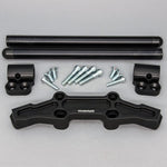 Clipon Adapter Plate w/ Std. Black Bars Kawasaki NINJA 650 2006-2016, ER6N 2009-2011 - Woodcraft Technologies