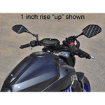 Clipon Adapter Plate w/ Std. Black Bars Yamaha FZ-07 2015-17, MT-07 2018-20 - Woodcraft Technologies