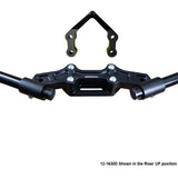 Ducati Monster 1200R 2016-19 Clipon Adapter Plate W/Steering Damper Mount Black Bars