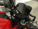 Ducati Monster 1200 Clipon Adapter Plate w/ Std. Black Bars and  Res. Spacer