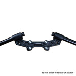Clipon Adapter Plate w/ Std. Black Bars Ducati Monster 1200