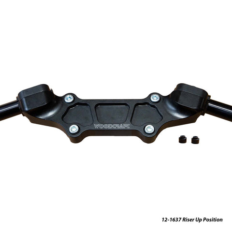 Ducati Monster 937 2021-22 Riser Adapter Plate w/ Standard Black Bars