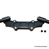 Ducati Monster 937 2021-22 Riser Adapter Plate w/ Standard Black Bars