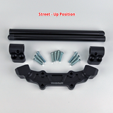 Clipon Adapter Plate, KTM DUKE 790 2018-20, DUKE 890 2020-21 - Woodcraft Technologies