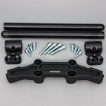 Clipon Adapter Plate w/ Std. Black Bars Kawasaki NINJA 650 2006-2016, ER6N 2009-2011 - Woodcraft Technologies