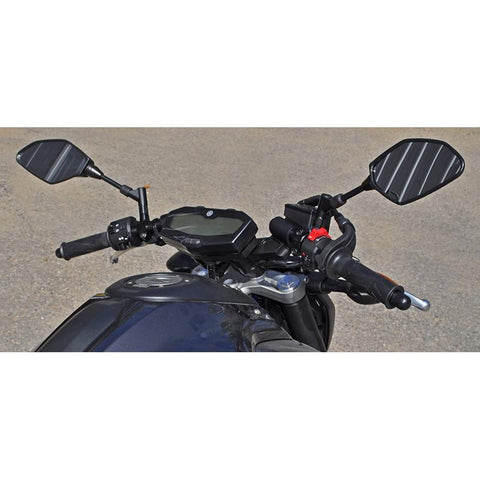 Clipon Adapter Plate w/ Std. Black Bars Yamaha FZ-07 2015-17, MT-07 2018-20 - Woodcraft Technologies