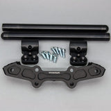 Clipon Adapter Plate w/ Std. Black Bars Yamaha FZ-07 2015-17, MT-07 2018-20 - Woodcraft Technologies