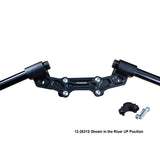 Ducati Monster 821 2014-17 Clipon Adapter Plate w/ STD black bars, Res. Spacer 1 inch Standard Rise