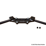 Ducati Monster 937 2021-22 Riser Adapter Plate w/ Standard Black Bars