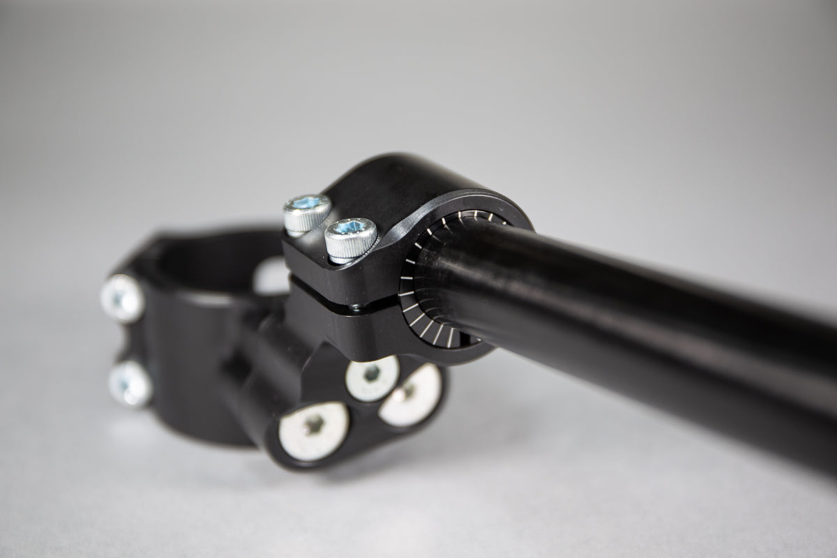 2015-18 Yamaha R3 Side Mount 35mm Rise Adjustable Angle Clipon Risers ...