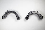 BMW S1000RR 2020 55MM Diameter Side Mount 35mm Rise Eccentric Clip-on Riser Assembly with OEM Clipon Delete - Woodcraft Technologies