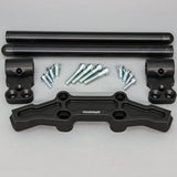 Clipon Adapter Plate w/ Std. Black Bars Kawasaki NINJA 650 2006-2016, ER6N 2009-2011 - Woodcraft Technologies