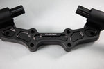 Yamaha FZ07 MT07 Front Mount 35mm Eccentric Adjustable Adapter Plate Assembly - Woodcraft Technologies