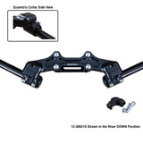 Ducati Monster 821 2014-17 Clipon Adapter Plate w/ STD black bars, Res. Spacer 1 inch Standard Rise