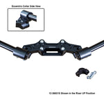 Ducati Monster 821 2014-17 Clipon Adapter Plate w/ STD black bars, Res. Spacer 1 inch Standard Rise