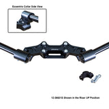 Ducati Monster 821 2014-17 Clipon Adapter Plate w/ STD black bars, Res. Spacer 1 inch Standard Rise