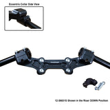 Ducati Monster 821 2014-17 Clipon Adapter Plate w/ STD black bars, Res. Spacer 1 inch Standard Rise
