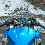 Kawasaki Ninja 400 41mm Riser Clipon Assembly with 2-1/2" Rise (street or track) - Woodcraft Technologies