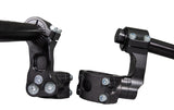 Woodcraft 75MM Rise Side Mount Adjustable Clip ons for Kawasaki Ninja 650, Z650 2017-20 - Woodcraft Technologies