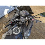 Woodcraft 75MM Rise Side Mount Adjustable Clip ons for Kawasaki Ninja 650, Z650 2017-20 - Woodcraft Technologies