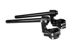 Aprilia Tuono V4 1100 2015-20 51mm Side Mount 75mm Rise Eccentric Adjustable Clip-on Riser - Woodcraft Technologies