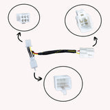 43-0107 2018-23 Kawasaki Ninja400, Ninja500 Keyswitch Elimination Harness