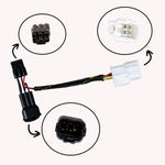 43-0111 2012-16 Kawasaki Ninja 650 Keyswitch Elimination Harness