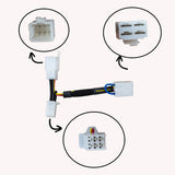 43-0412 2001-05 Yamaha FZ1 Keyswitch Elimination Harness