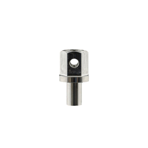 45-0407RA Rear Axle Slider, Axle Side, Alum, Yamaha FZ07 2015-17, MT07 2018-20 - Woodcraft Technologies