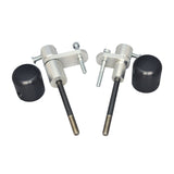 50-0133 Kawasaki 650R 2012-16 Race Only Frame Slider Kit with Standard Pucks - Woodcraft Technologies