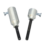 50-0145 Kawasaki ZX636/RR 2005-06 Frame Slider Base Kit (pucks sold separately) - Woodcraft Technologies