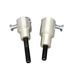 50-0200 Suzuki GSXR600 1997-2000, GSXR750 1996-99 Frame Slider Base Kit (pucks sold separately) - Woodcraft Technologies