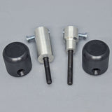 50-0502U Triumph 675 2013-17 / Street Triple 2013-16 Under Body Frame Slider Kit Assembly (1099 Pucks Included) - Woodcraft Technologies