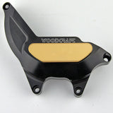 60-0228LC Suzuki SV 650 2003-20 LHS Stator Cover Protector with Skid Plate Options - Woodcraft Technologies