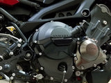 60-0409RC 2014-20 Yamaha FZ09/FJ09/XSR900 RHS Clutch Cover Protector w/ Skid Pad