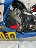 60-0761LC Aprilia RS457 LHS Stator Cover Protector UHMW Plastic  w/ Skid Plate