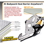 71-8099 Bodywork Heat Shield, 12'' x 21'', Super High Temp, Peel and Stick - Woodcraft Technologies