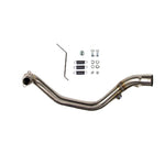 Kawasaki Z125 Hindle Header Front Section - Satin SS - Woodcraft Technologies