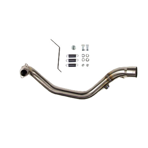 Kawasaki Z125 Hindle Header Front Section - Satin SS - Woodcraft Technologies