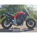 Hindle Evolution Megaphone Full System Yamaha FZ07, MT-07, XSR700 2015-20 - Woodcraft Technologies