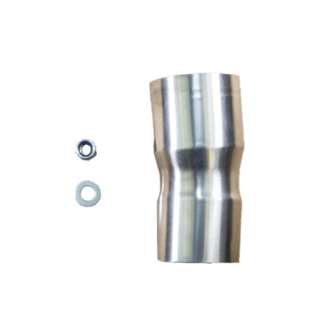 2006-16 Yamaha R6 Slipon Adapter, Polished SS - Woodcraft Technologies